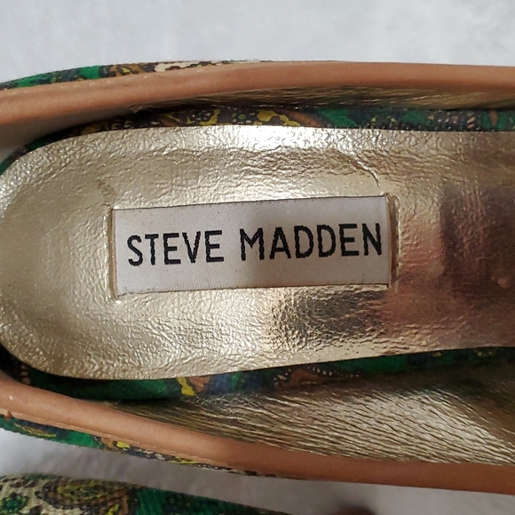STEVE MADDEN Open toe high heel shoes 7M Green(Ss21) - Picture 5 of 10